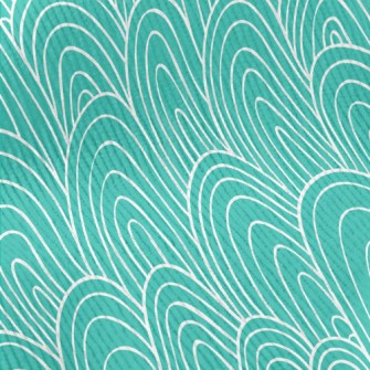 Artistic Hand Drawn Hills Standard Corduroy
