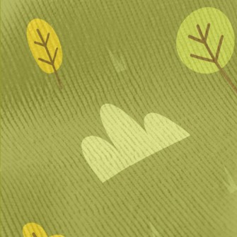 Lovely Autumn Scenery Standard Corduroy