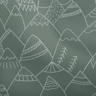 Nordic Style Hand-painted Moun Dobby