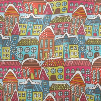 Colorful House Dobby