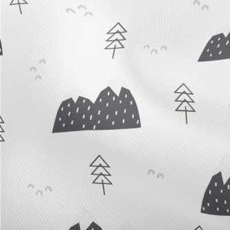 Lovely Winter Snow Mountains Dobby