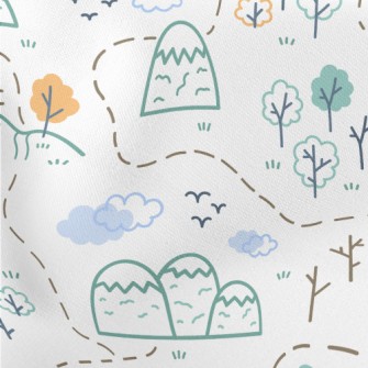 Hills And Trees Graffiti Stretch Ponte