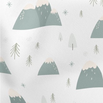 Winter Hills And Woods Stretch Ponte