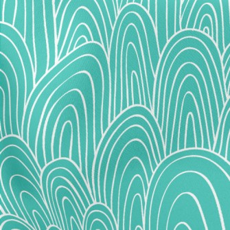 Artistic Hand Drawn Hills Stretch Ponte