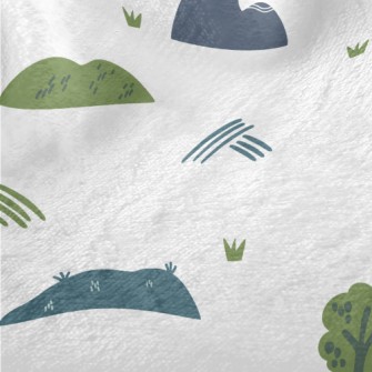 Lovely Hills And Forests Minky