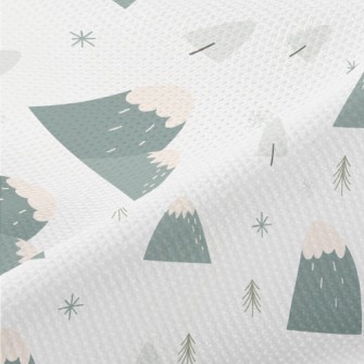 Winter Hills And Woods Piqué