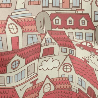 Red Roof Town Lightweight Performance Linen
