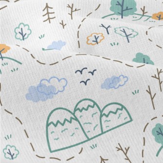 Hills And Trees Graffiti Modern Jersey