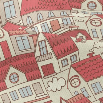 Red Roof Town Modern Jersey