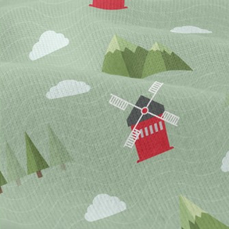 Cute Farm Windmill Modern Jersey