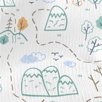 Hills And Trees Graffiti Stretch Jersey