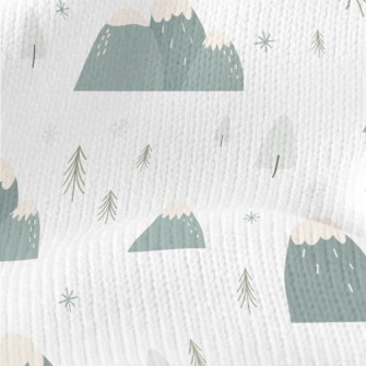 Winter Hills And Woods Stretch Jersey