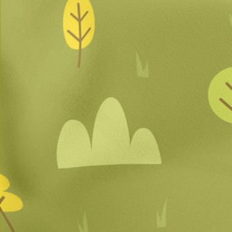 Lovely Autumn Scenery Lightweight Cotton Poplin