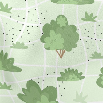 Bushes And Trees Lightweight Cotton Poplin