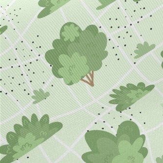 Bushes And Trees Midweight Cotton Poplin