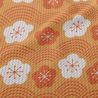Japanese Traditional Cherry Bl Birdseye Piqué