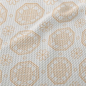 Korean Octagonal Pattern Birdseye Piqué