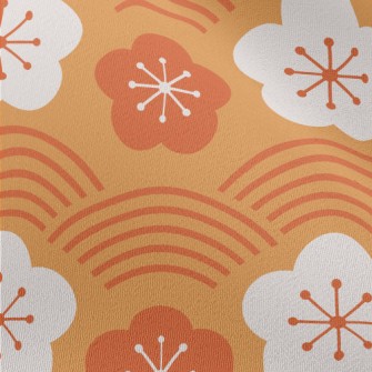 Japanese Traditional Cherry Bl Chiffon