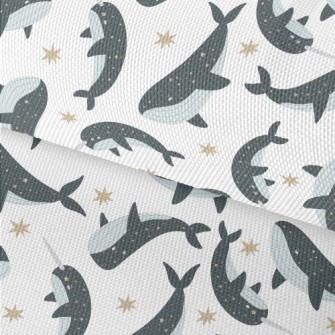 Starry Sky Pattern Whale Waterproof Oxford