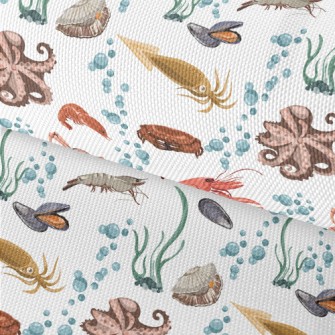 Realistic Underwater Animals Waterproof Oxford