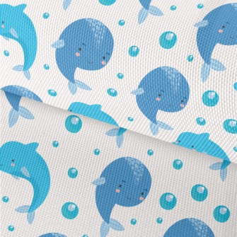 Cute Blue Whale Waterproof Oxford
