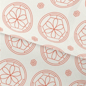 Hand Drawn Korean Pattern Waterproof Oxford