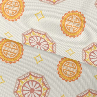 Traditional Asian Pattern Waterproof Oxford