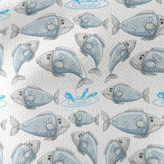 Cartoon Lively Fish Waterproof Canvas