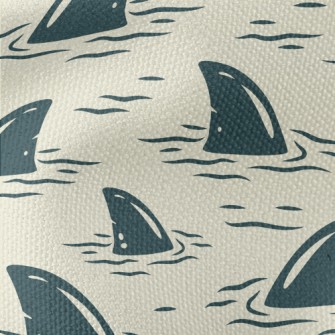 Cartoon Shark Fin Waterproof Canvas