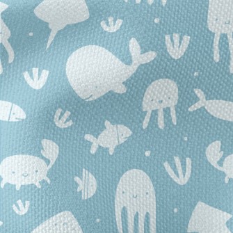 Smiley Underwater Creature Waterproof Canvas