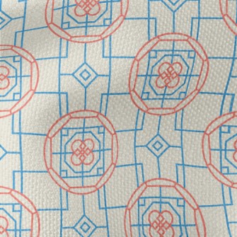 Korean Window Pattern Waterproof Canvas