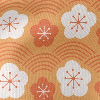 Japanese Traditional Cherry Bl Waterproof Canvas