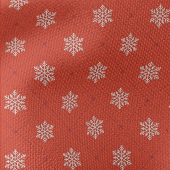 Winter Snowflakes Waterproof Canvas