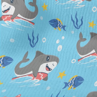 Cute Surfing Shark Terry