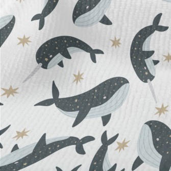 Starry Sky Pattern Whale Terry