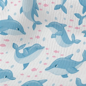Happy Cute Dolphin Terry