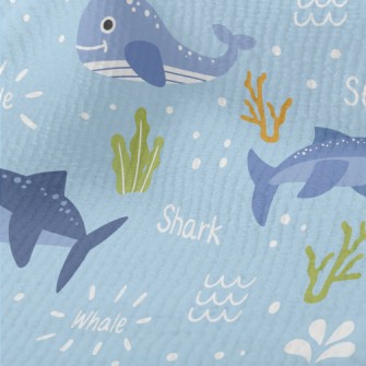 Cartoon Whale And Shark Terry