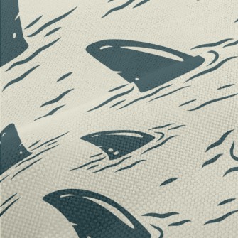 Cartoon Shark Fin Performance Linen