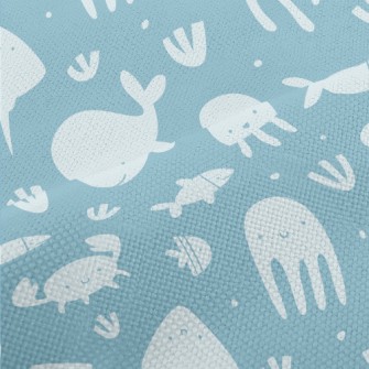 Smiley Underwater Creature Performance Linen