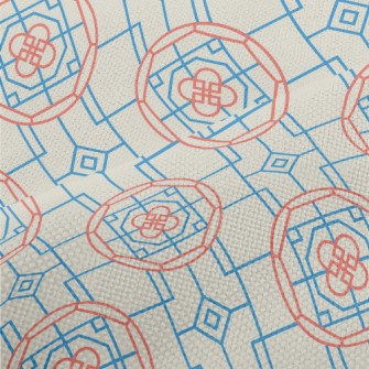 Korean Window Pattern Performance Linen