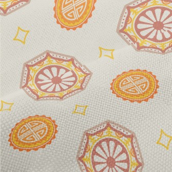 Traditional Asian Pattern Performance Linen