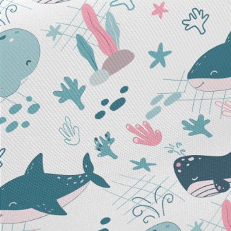 Funny Underwater World Twill