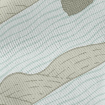 Hand Drawn Sailboat And Island Standard Corduroy
