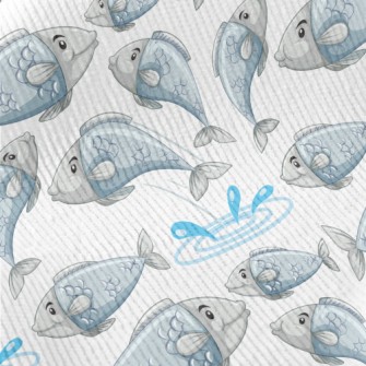 Cartoon Lively Fish Standard Corduroy