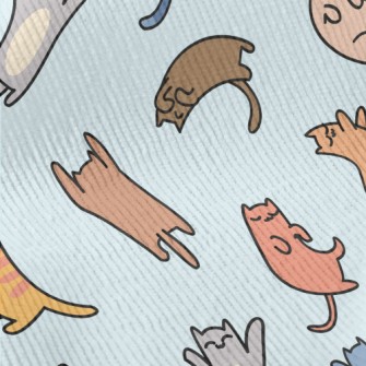 Doodle Colored Cat Standard Corduroy