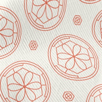 Hand Drawn Korean Pattern Standard Corduroy