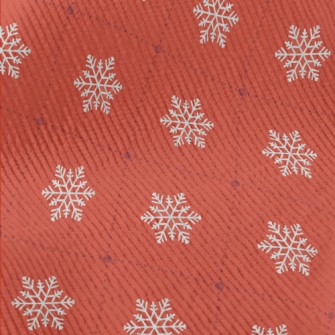 Winter Snowflakes Standard Corduroy