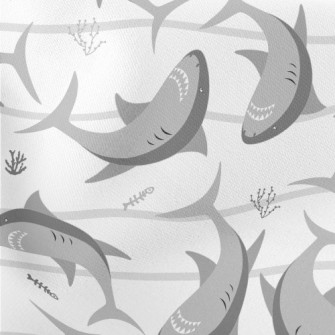 Dangerous Cartoon Shark Stretch Ponte