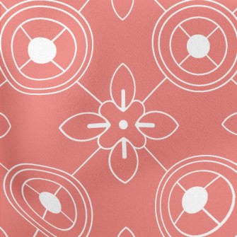 Modern Geometric Pattern Stretch Ponte