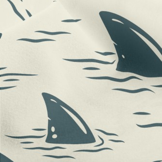 Cartoon Shark Fin Micro Fleece
